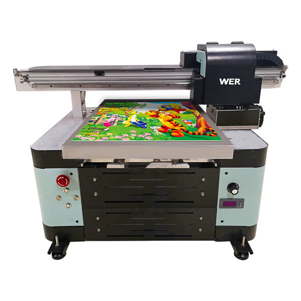 good price a2 flatbed small uv printer with epson printing head