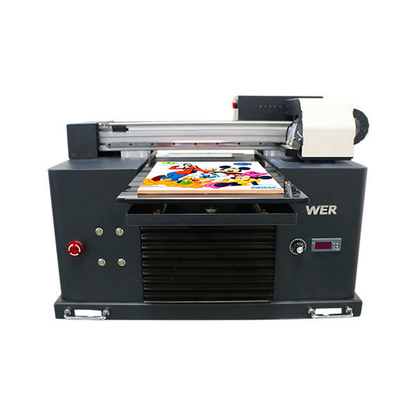 mini a3 flatbed uv printer for epson 1390 printer head 6 colors