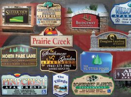 Directional interior signage