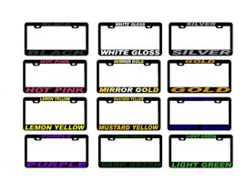 License plate frames